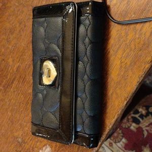 Betsey Johnson quilted wallet